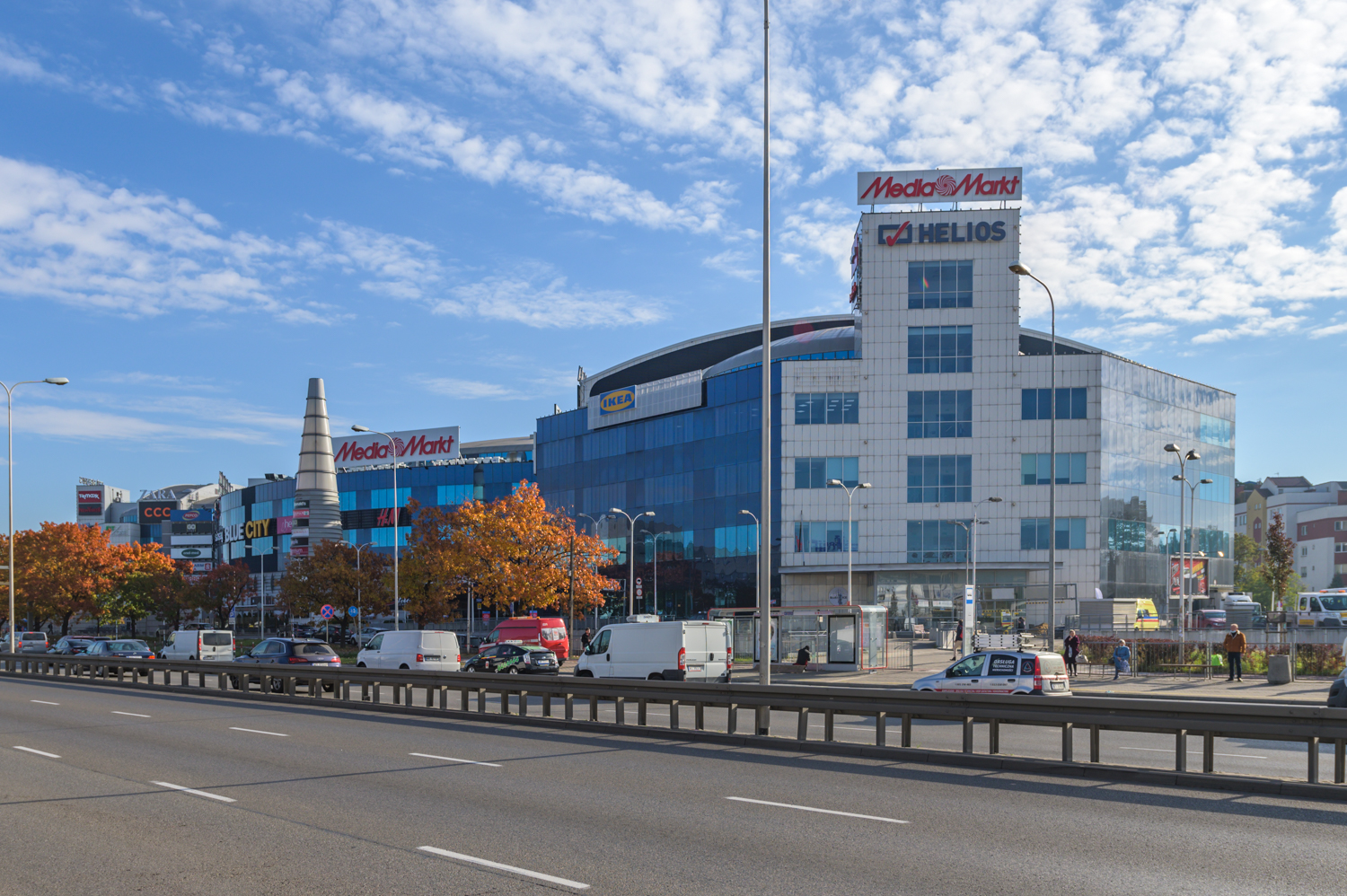 Zdjęcie architektury budynku Centrum handlowe Blue City